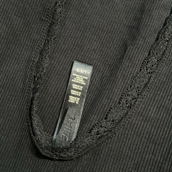 SKIMS Black Soft Lounge Lace Scoop Neck Maxi Dress - Picture 8 of 12